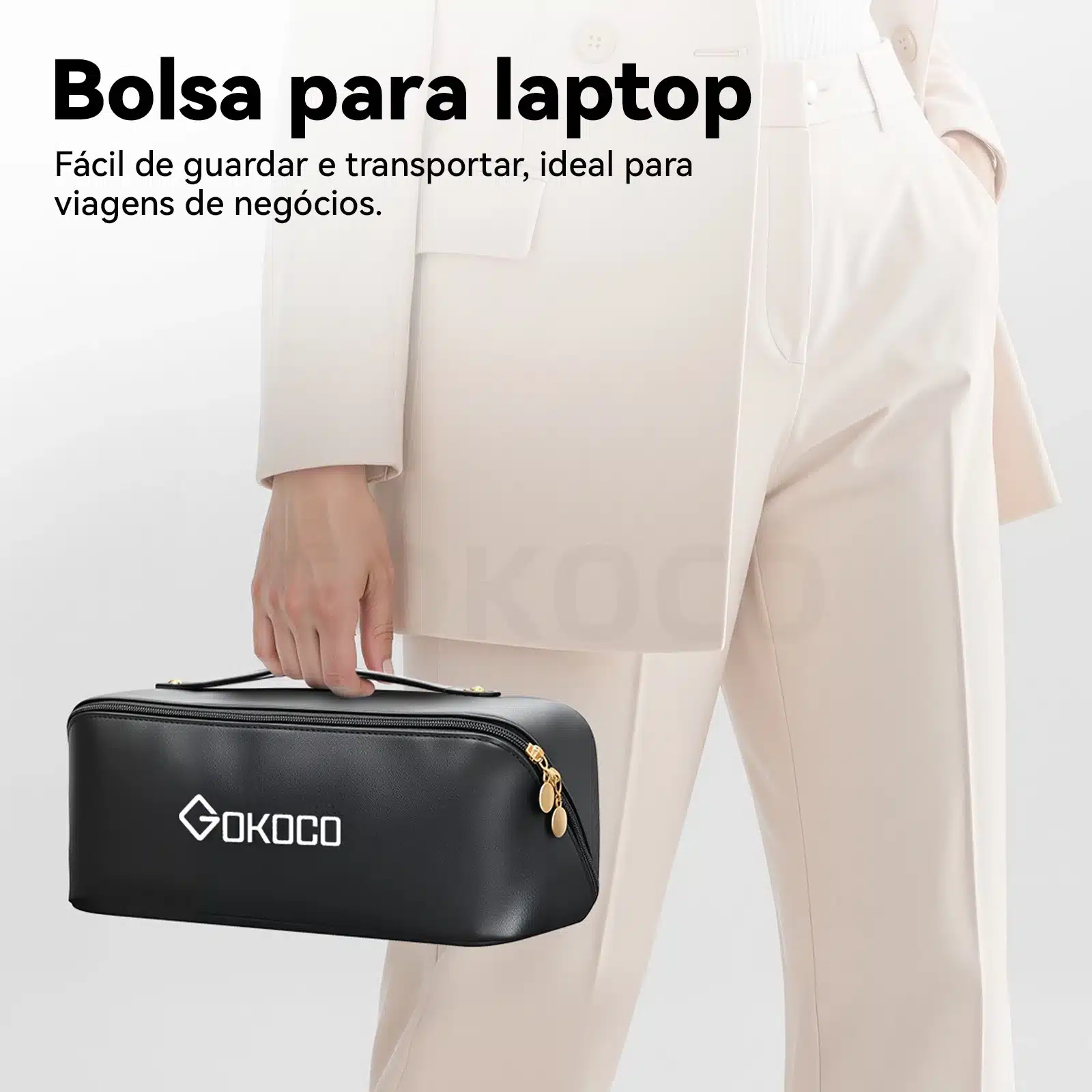 GOKOCO Escova Secadora 5 em 1 Bivolt | Secador de Cabelo Magnético de Alta Velocidade Profissional