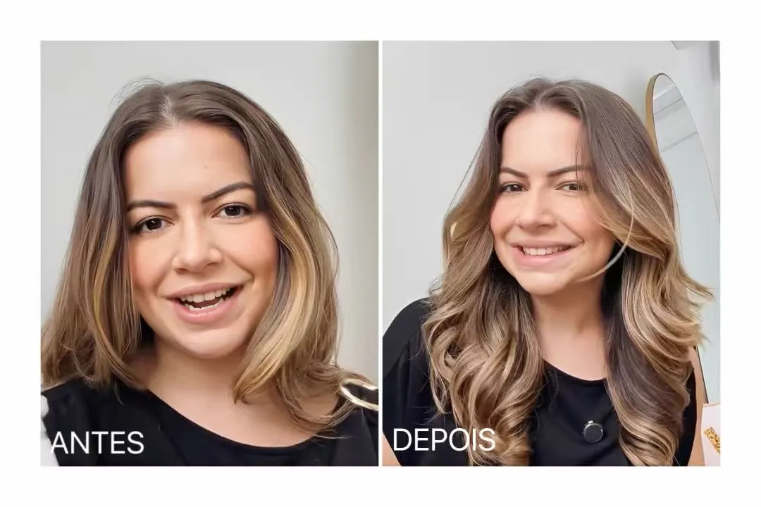 Antes e depois — resultado 3