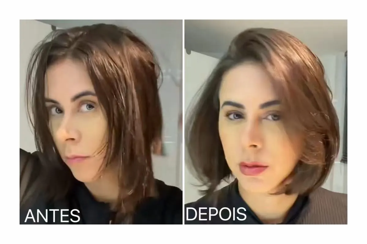 Antes e depois — resultado 6