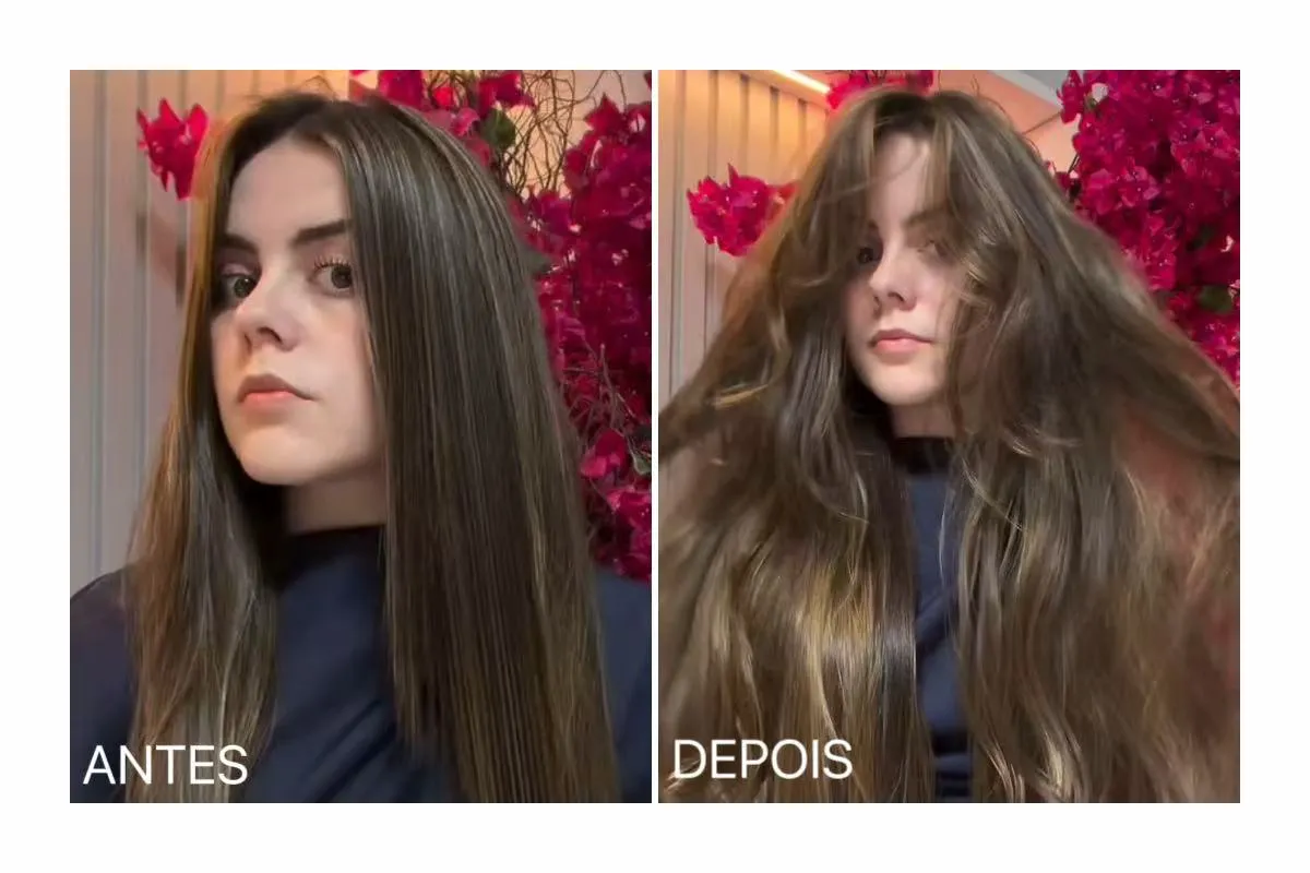 Antes e depois — resultado 7